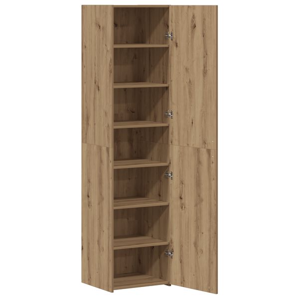 vidaXL Highboard Artisan-Eiche 45 x 42,5 x 185 cm