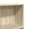 vidaXL B&uuml;cherregal Sonoma-Eiche 60x24x143 cm Holzwerkstoff