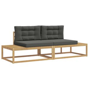 vidaXL Outdoor-Sofagarnitur Polyester Wei&szlig;