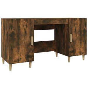 vidaXL Schreibtisch R&auml;uchereiche 140x50x75 cm Holzwerkstoff