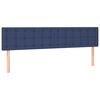 vidaXL Boxspringbett mit Matratze Blau 120x190 cm Stoff
