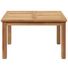 vidaXL Couchtisch Braun 60 x 60 x 36 cm Teak-Massivholz