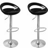 Barhocker Miami (2er Set) rund schwarz