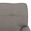 vidaXL Lounge-Liege mit Kissen Taupe 91 x 157 x 91 cm Stoff