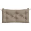 vidaXL Gartenbank-Auflage Taupe 100x50x7 cm Oxford-Gewebe