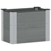 vidaXL Hochbeet Grau 50 x 30 x 36 cm alu.