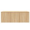 vidaXL TV-Schrank Sonoma-Eiche 80x34x30 cm Holzwerkstoff