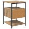 vidaXL Nachttisch 2 pcs Artisan-Eiche 40 x 42 x 56 cm Holzwerkstoff