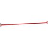 vidaXL Turnstange 125 cm Stahl Rot