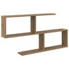 vidaXL Wandregal Artisan-Eiche 100 x 12 x 50,5 cm Holzwerkstoff