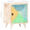 vidaXL Nachttisch Geschnitzt 40x30x50 cm Akazie Massivholz