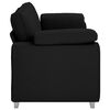 vidaXL Sofa Schwarz 219 x 77 x 82 cm Stoff