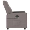 vidaXL Relaxsessel Taupe Stoff