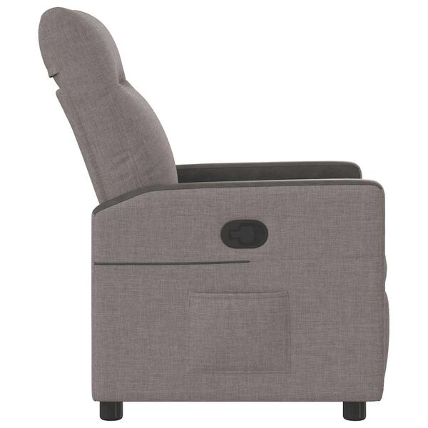 vidaXL Relaxsessel Taupe Stoff