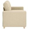 vidaXL Zweisitzer-Sofa Creme 120 cm Stoff