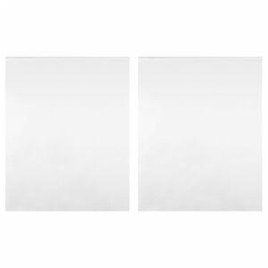 vidaXL Spiegelfolien 2 Stk. Selbstklebend 45x150 cm PET