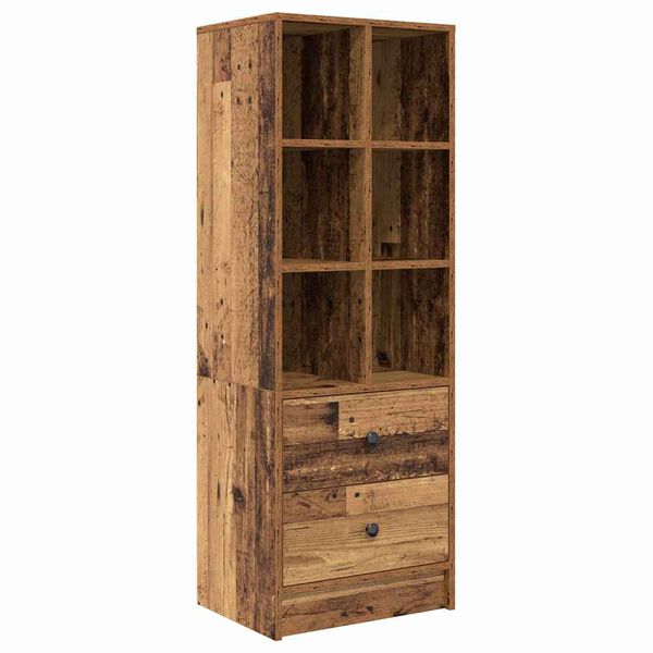 vidaXL Highboard mit Schubladen Altholz 45,5 x 34 x 127 cm
