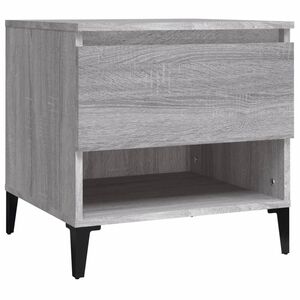 vidaXL Beistelltisch Grau Sonoma 50x46x50 cm Holzwerkstoff
