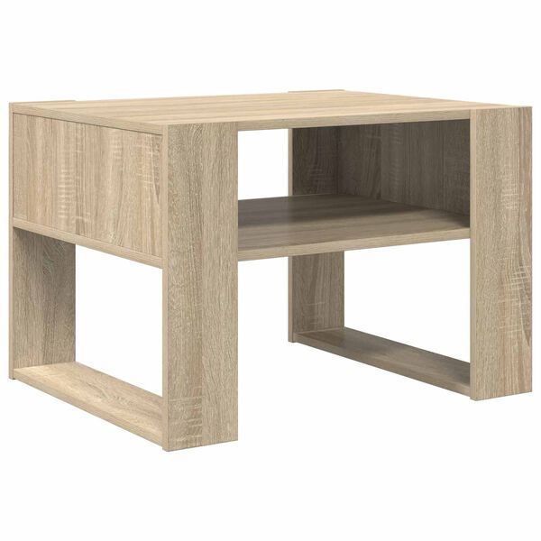 vidaXL Couchtisch Sonoma-Eiche 66 x 53 x 45 cm Holzwerkstoff