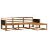 vidaXL Outdoor-Sofagarnitur 4 Stk. Natur Massivholz Akazie