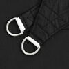 vidaXL Sonnensegel Oxford-Gewebe Dreieckig 3,5x3,5x4,9 m Schwarz