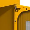 vidaXL Highboard Senfgelb 68x39x123 cm Stahl