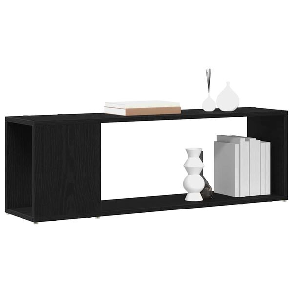 vidaXL TV-Schrankset Schwarz 100 x 24 x 63 cm Holzwerkstoff