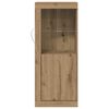 vidaXL LED-Sideboard Braun 41 x 37 x 100 cm Holzwerkstoff