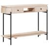vidaXL Handgefertigter Beistelltisch Wei&szlig; 100 x 30 x 76 cm