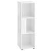 FMD Eckregal mit 6 Seitenf&auml;chern Wei&szlig;