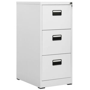 vidaXL Aktenschrank Hellgrau 46x62x102,5 cm Stahl