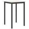 vidaXL Bartisch Wei&szlig; 70 x 70 x 105 cm Massives Kiefernholz