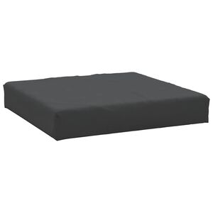 vidaXL Palettenkissen Schwarz 60x60x6 cm Oxford-Gewebe