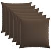 vidaXL Kissenbezug 6 stk. HEERLEN Taupe 70 x 70 cm Stoff