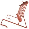 vidaXL Dachschneeschild Rot 300 x 29,5 x 34,5 cm Stahl