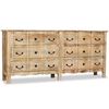 vidaXL Sideboard Massivholz Mango 200x40x90 cm