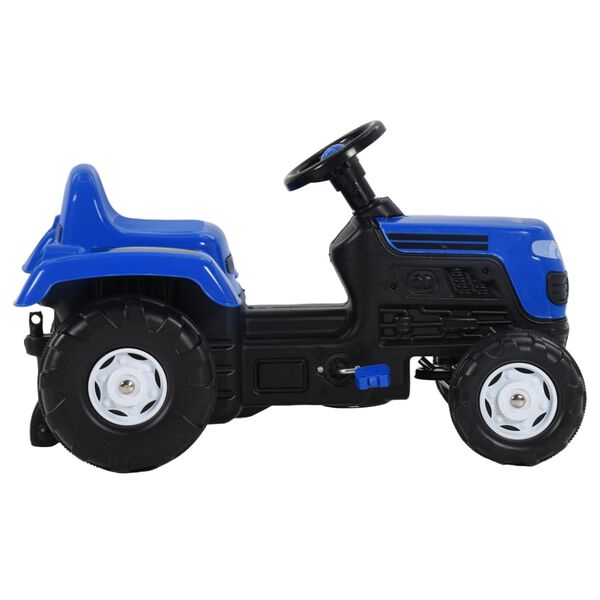 vidaXL Trettraktor f&uuml;r Kinder Blau