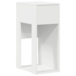 vidaXL Computerschrank mit Schublade Wei&szlig; 30x44x74 cm
