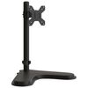 vidaXL Monitorhalterung Schwarz Stahl VESA 75/100 mm
