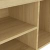 vidaXL Schuhbank mit Kissen Sonoma-Eiche 80x30x47 cm Holzwerkstoff