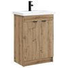 vidaXL Badezimmerm&ouml;bel-Set Artisan-Eiche 78,5 x 37,5 x 81 cm