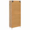 vidaXL Highboard 2 pcs Artisan-Eiche Holzwerkstoff