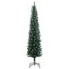 vidaXL Künstlicher Weihnachtsbaum Schlank 300 LEDs 180 cm