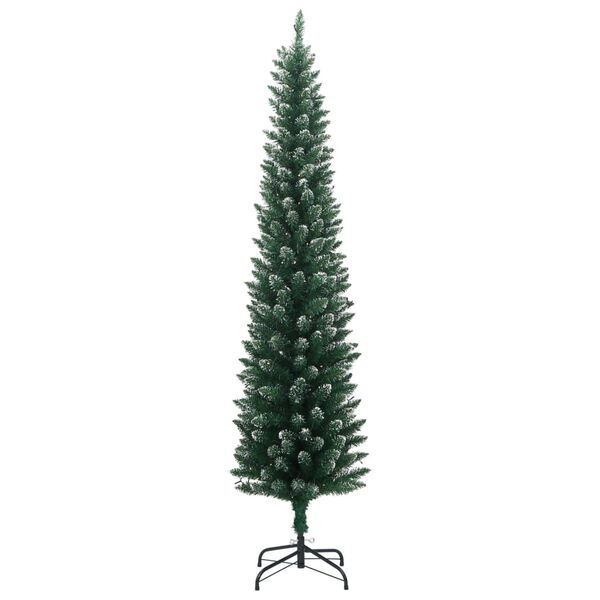 vidaXL Künstlicher Weihnachtsbaum Schlank 300 LEDs 180 cm