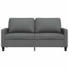 vidaXL 2-Sitzer-Sofa Dunkelgrau 140 cm Stoff