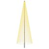 vidaXL LED-Weihnachtsbaum 385 cm 1148 LEDs Warmes Wei&szlig; Eisen Schwarz