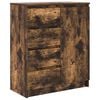 vidaXL Sideboard mit Schubladen R&auml;uchereiche 71x35x84 cm Holzwerkstoff