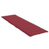 vidaXL Sonnenliegen-Auflage Weinrot 200x70x3 cm Oxford-Gewebe