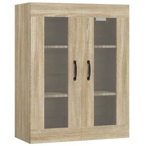vidaXL H&auml;ngeschrank Sonoma-Eiche 69,5x34x90 cm