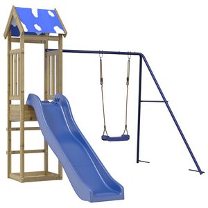 vidaXL Spielturm Impr&auml;gniertes Kiefernholz